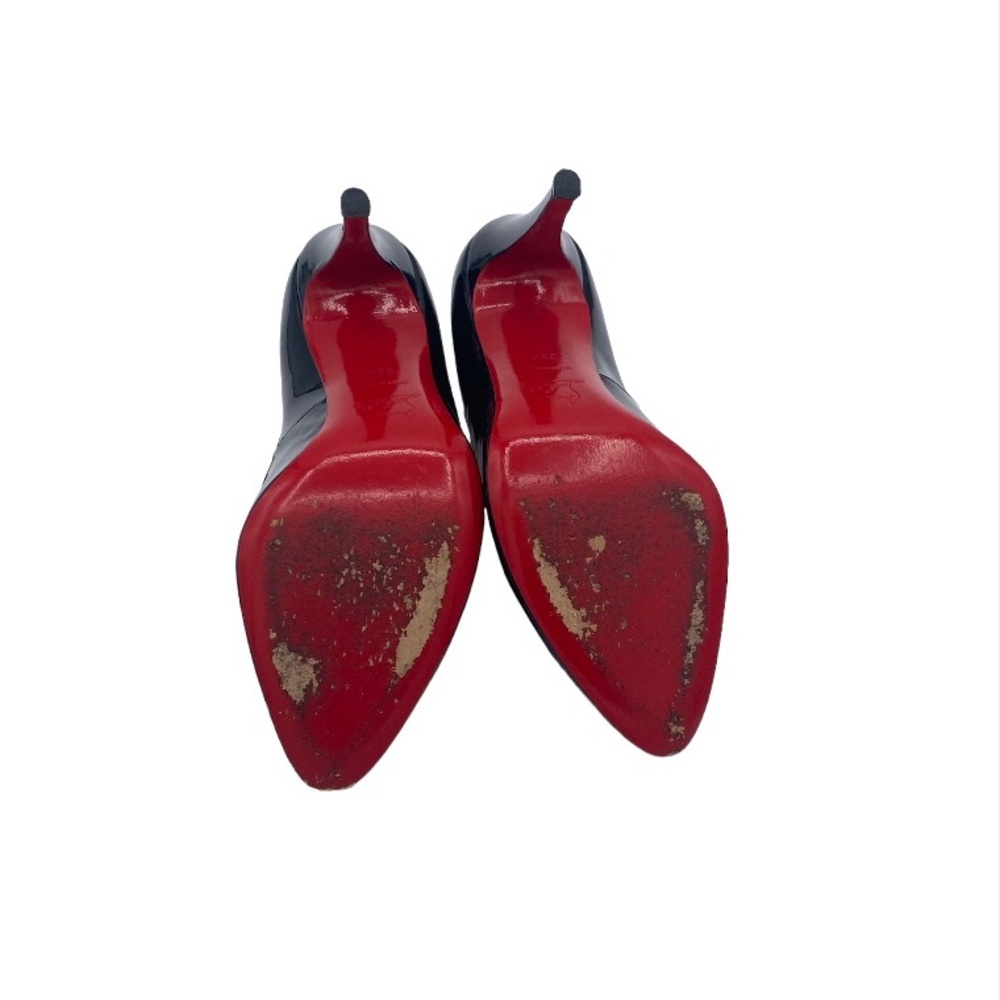 Christian Louboutin Patent Black Décolleté 868 Patent Calf Pumps - Picture 5 of 10